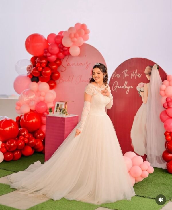 Bridal Dress Net flair Dress